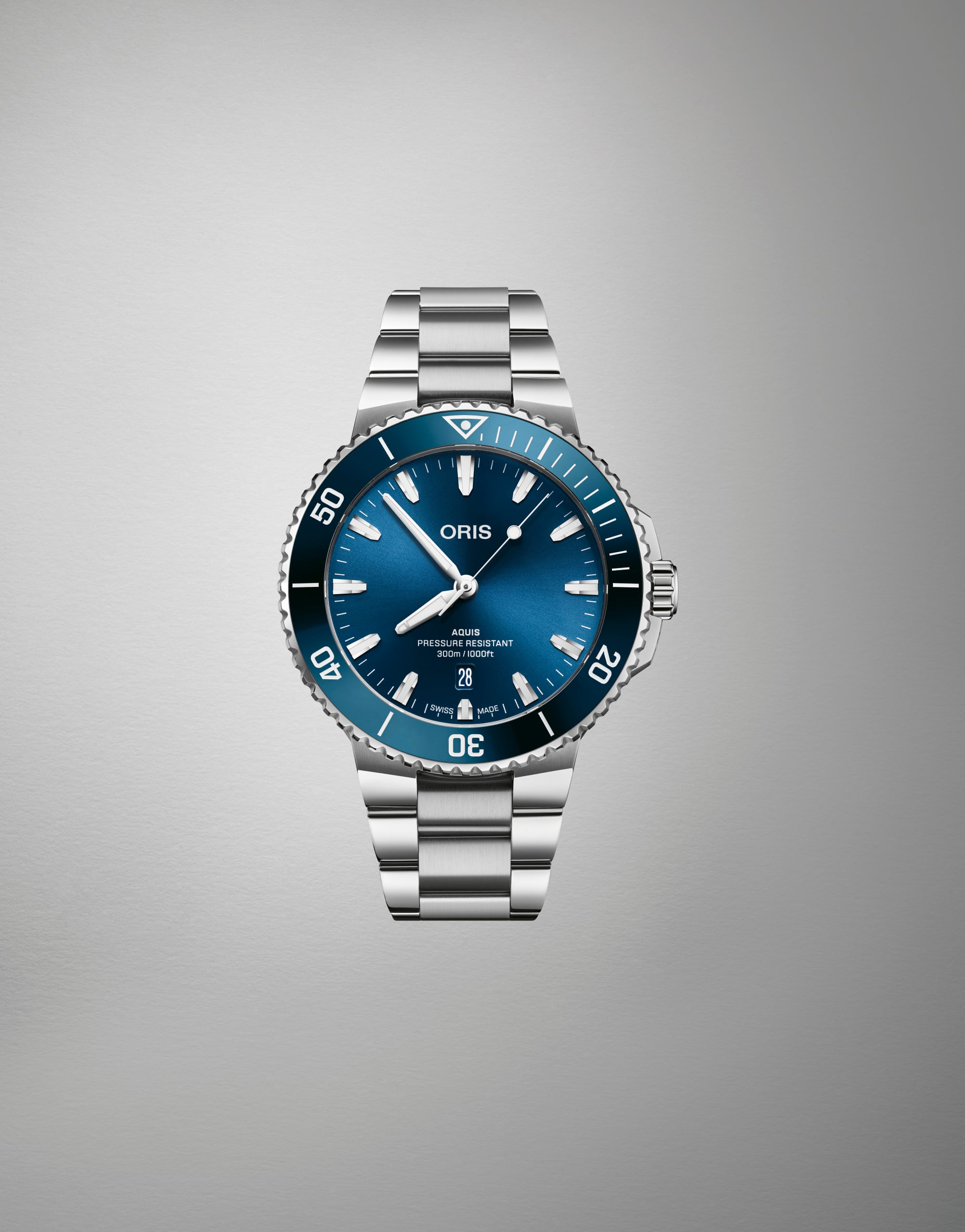 Oris Aquis 01 733 7789用シルバーベルト 23mm Oris Aquis 01 733 7789用シルバーベルト 23mm Aquis Date - 01